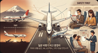 일본 비행기 사고 총정리: 하네다 충돌 원인, JAL 123 역사, 그리고 항공 안전 수칙